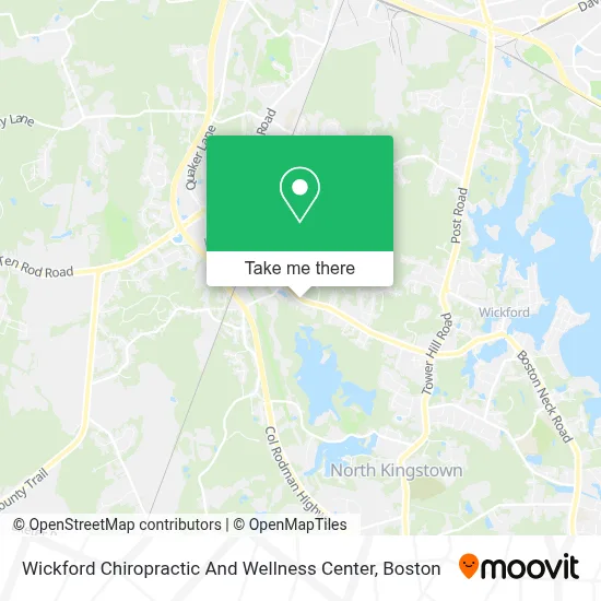 Wickford Chiropractic And Wellness Center map