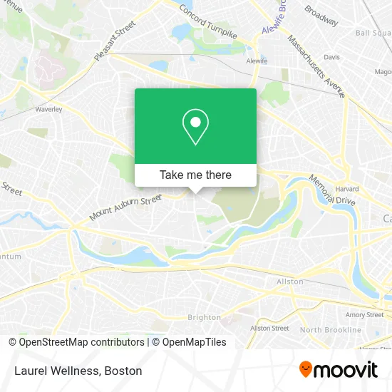 Laurel Wellness map