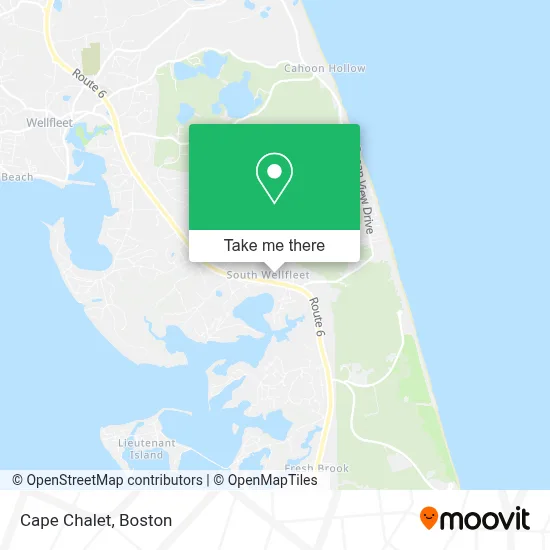 Cape Chalet map
