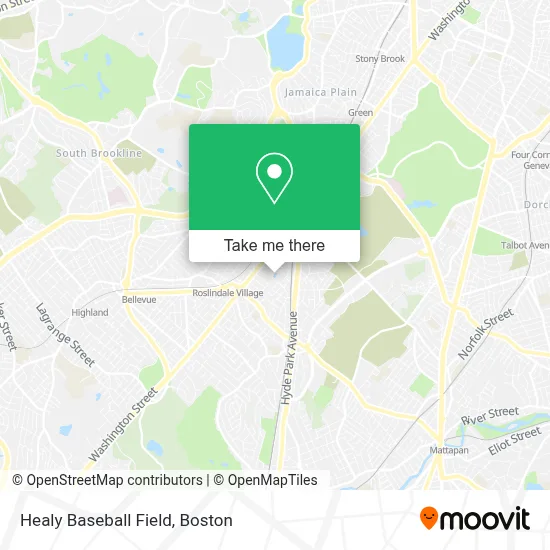 Healy Baseball Field map