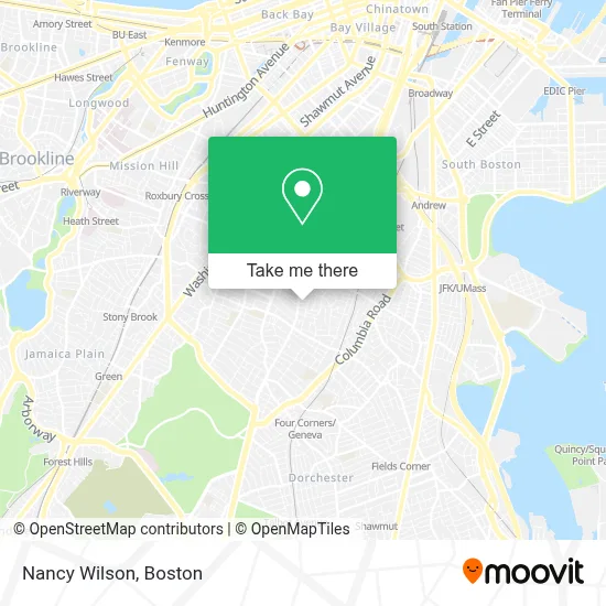 Nancy Wilson map