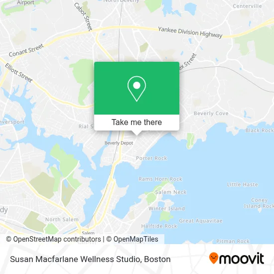 Susan Macfarlane Wellness Studio map