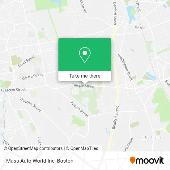 Mass Auto World Inc map