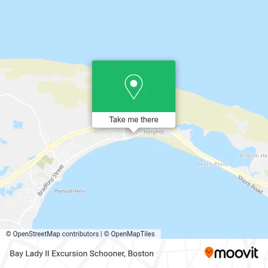 Bay Lady II Excursion Schooner map