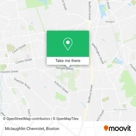 Mclaughlin Chevrolet map