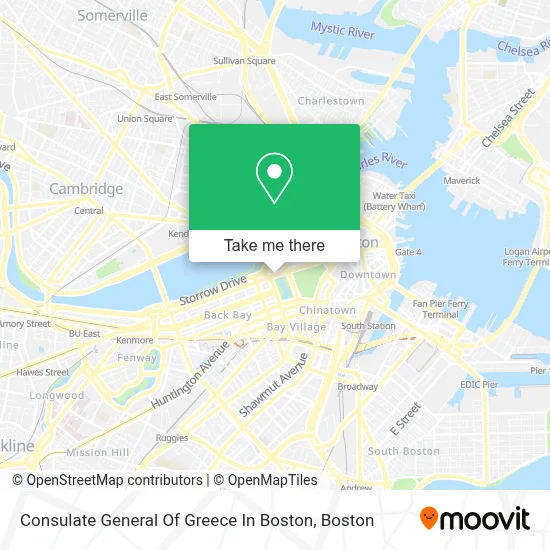 Consulate General Of Greece In Boston map