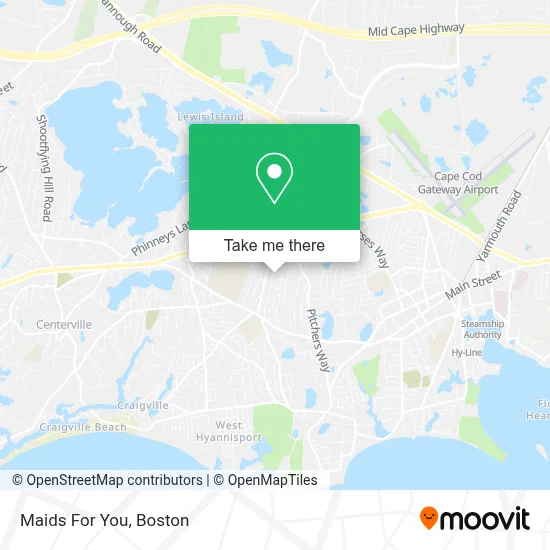 Maids For You map