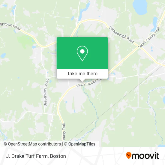 J. Drake Turf Farm map