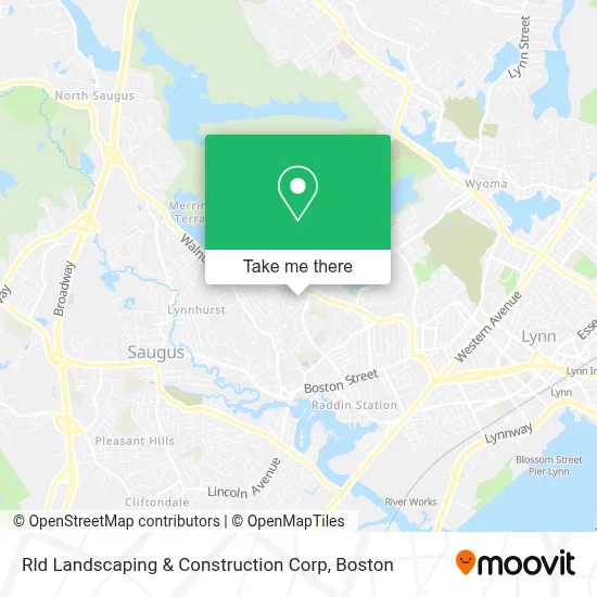Rld Landscaping & Construction Corp map