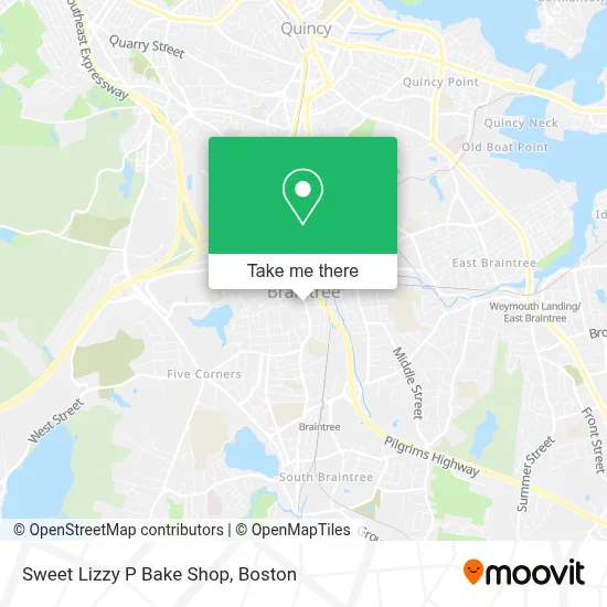 Sweet Lizzy P Bake Shop map