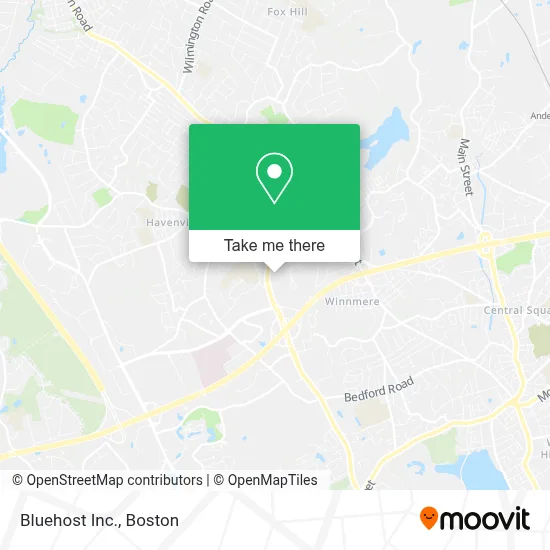 Bluehost Inc. map