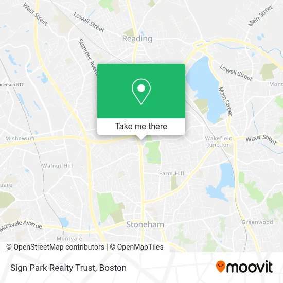 Sign Park Realty Trust map