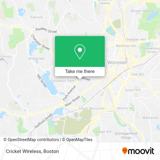 Cricket Wireless map