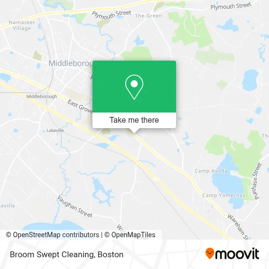 Broom Swept Cleaning map