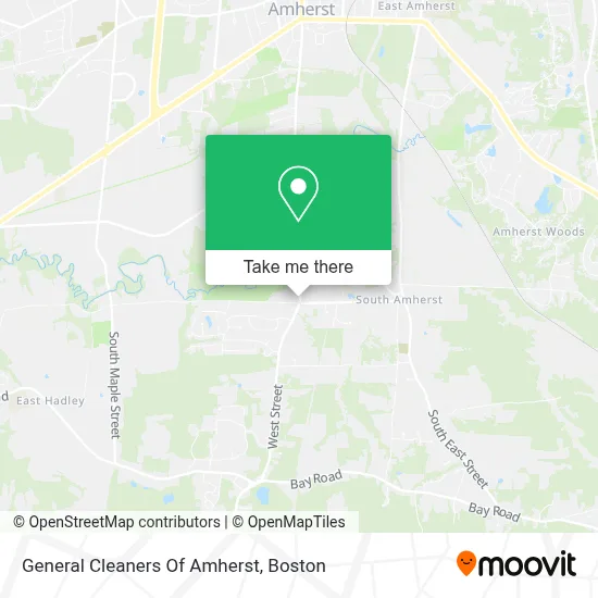 General Cleaners Of Amherst map