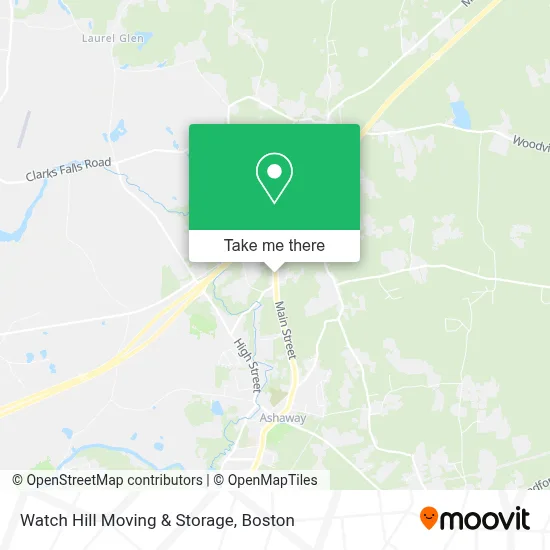 Watch Hill Moving & Storage map