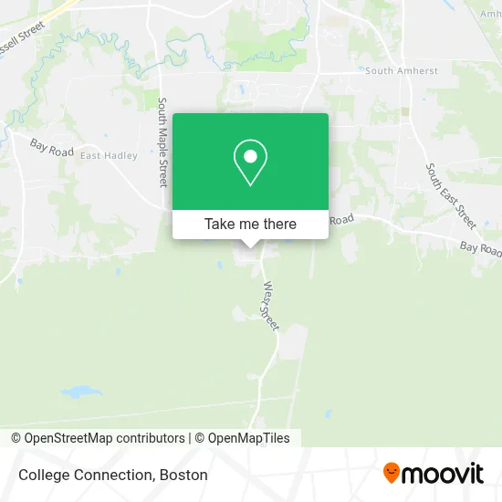 College Connection map