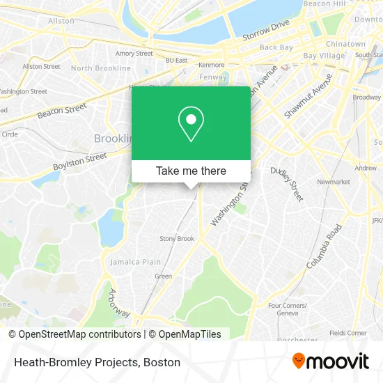 Heath-Bromley Projects map