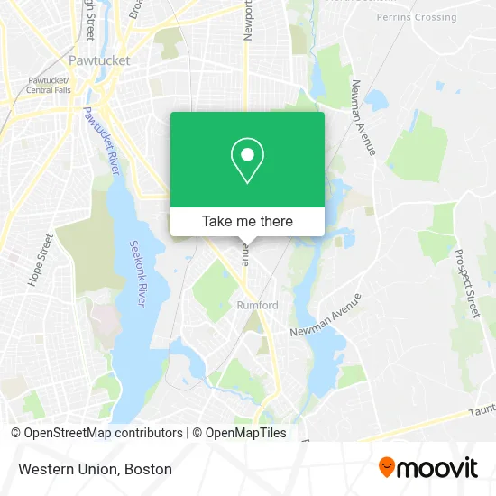Western Union map