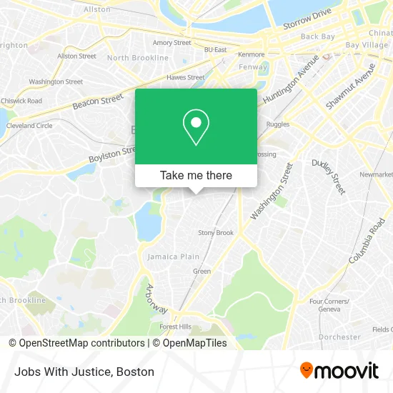 Jobs With Justice map