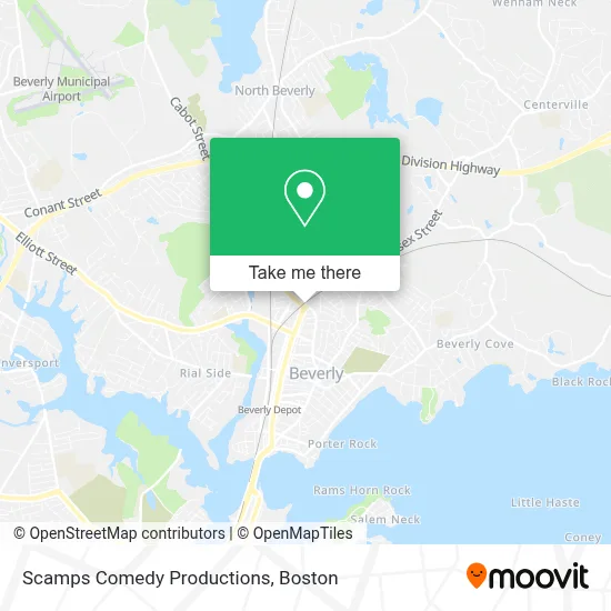 Scamps Comedy Productions map