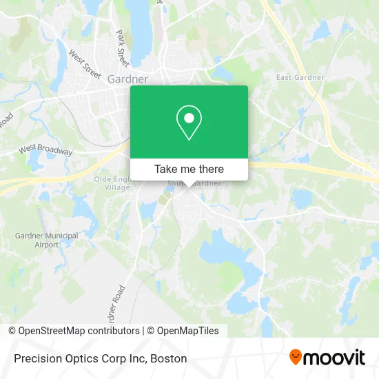 Precision Optics Corp Inc map