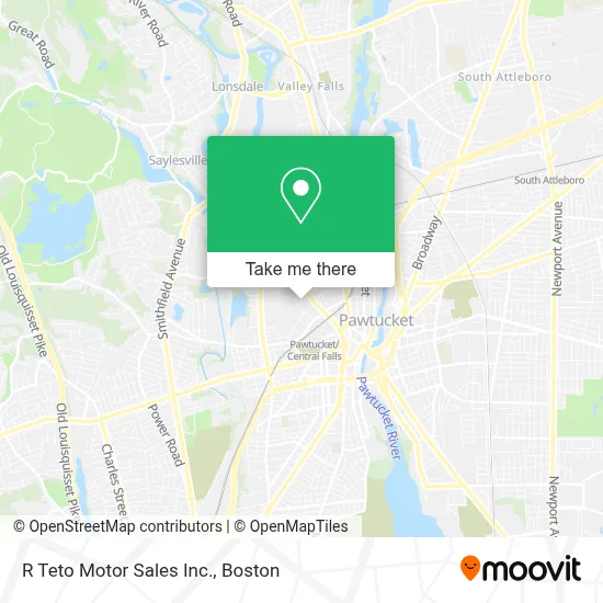 R Teto Motor Sales Inc. map