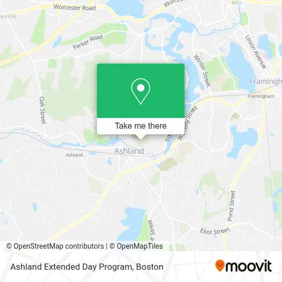 Ashland Extended Day Program map