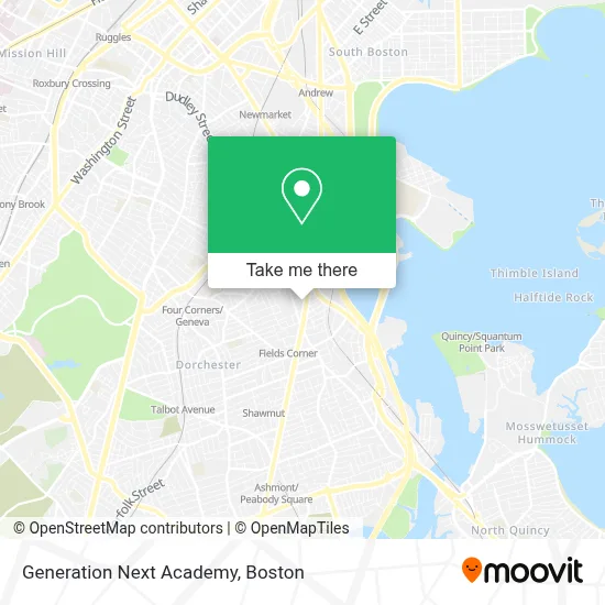 Generation Next Academy map