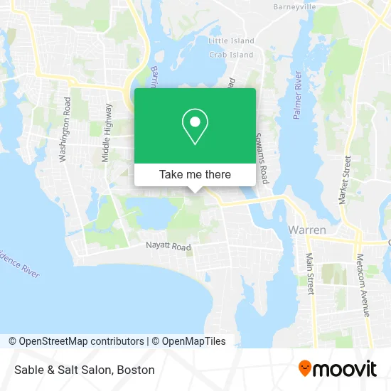 Sable & Salt Salon map
