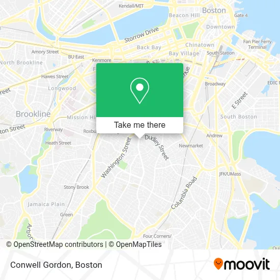 Conwell Gordon map