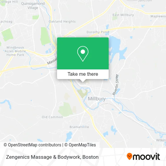 Zengenics Massage & Bodywork map
