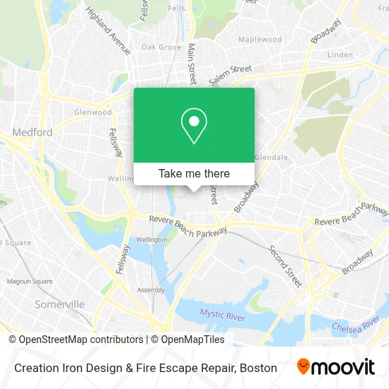 Creation Iron Design & Fire Escape Repair map