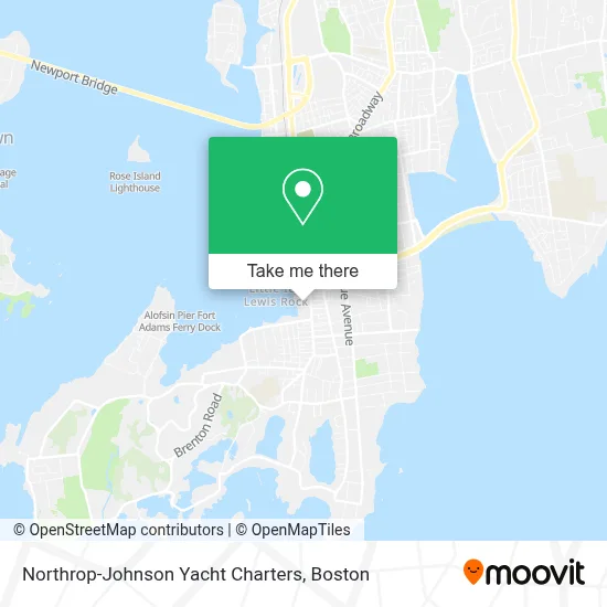 Northrop-Johnson Yacht Charters map