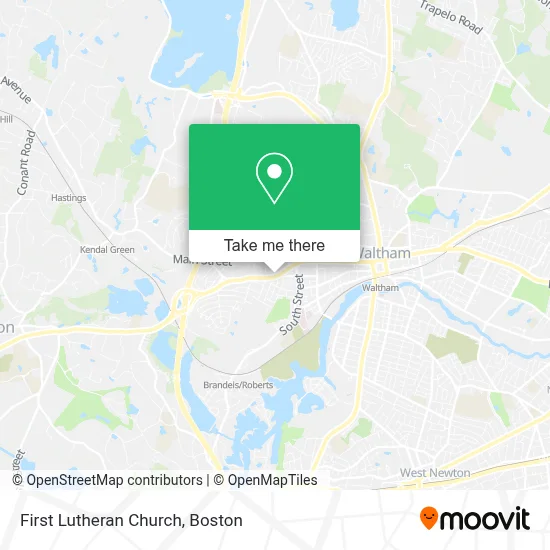 First Lutheran Church map