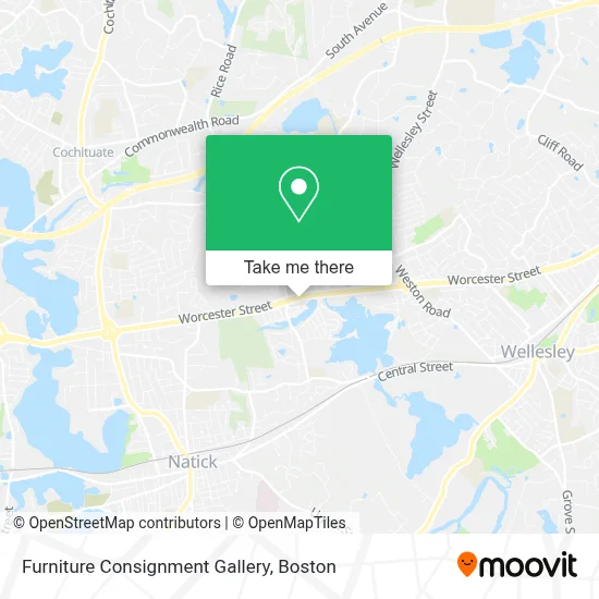Furniture Consignment Gallery map