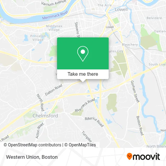 Western Union map