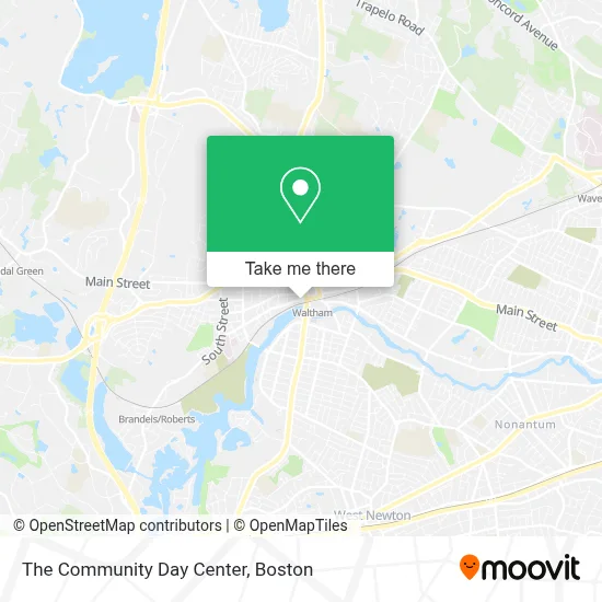 The Community Day Center map