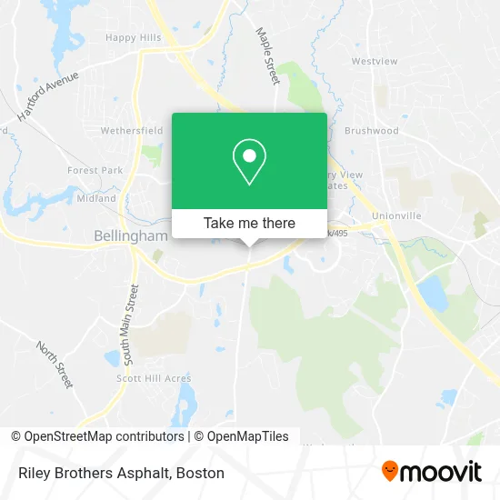 Riley Brothers Asphalt map