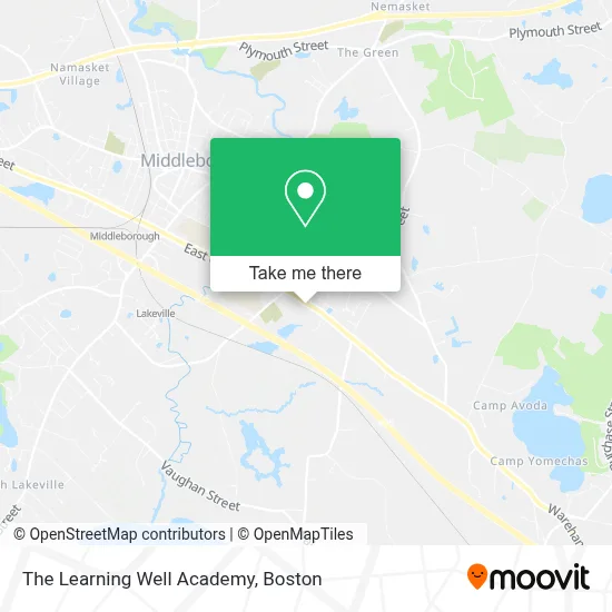The Learning Well Academy map