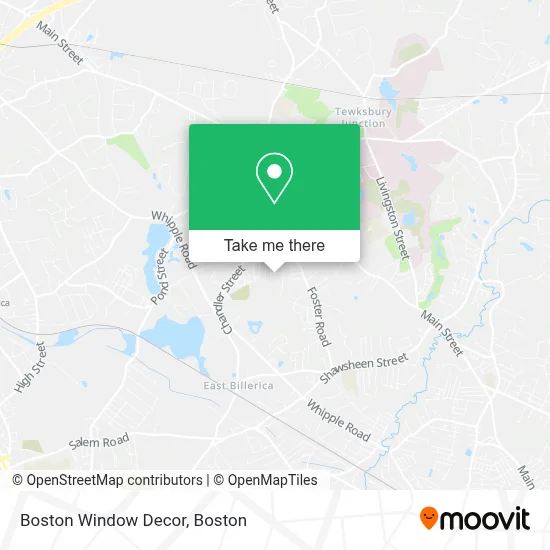 Boston Window Decor map