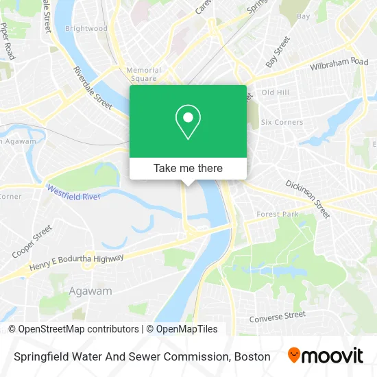 Springfield Water And Sewer Commission map