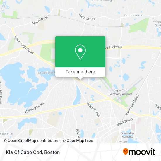 Kia Of Cape Cod map