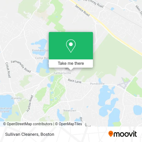 Sullivan Cleaners map