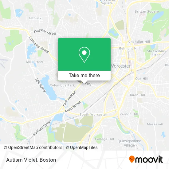 Autism Violet map