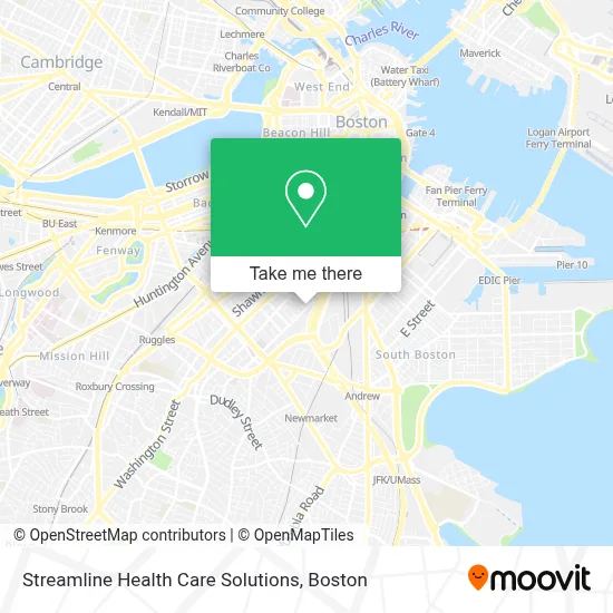 Streamline Health Care Solutions map