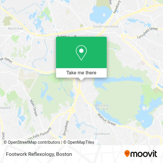 Footwork Reflexology map