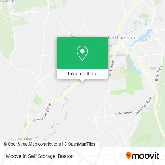 Moove In Self Storage map