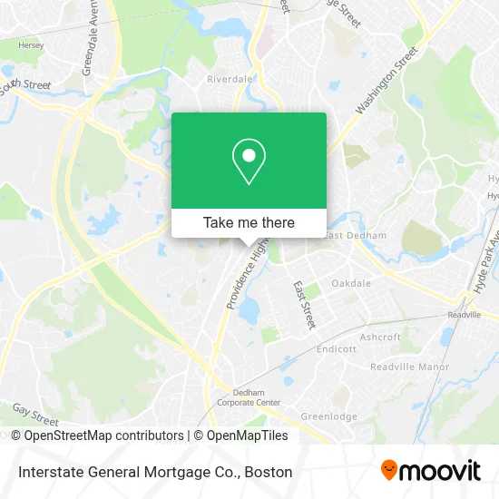 Interstate General Mortgage Co. map
