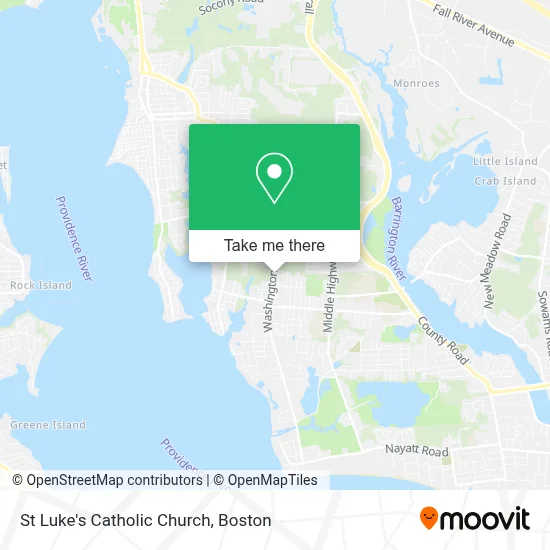 St Luke's Catholic Church map